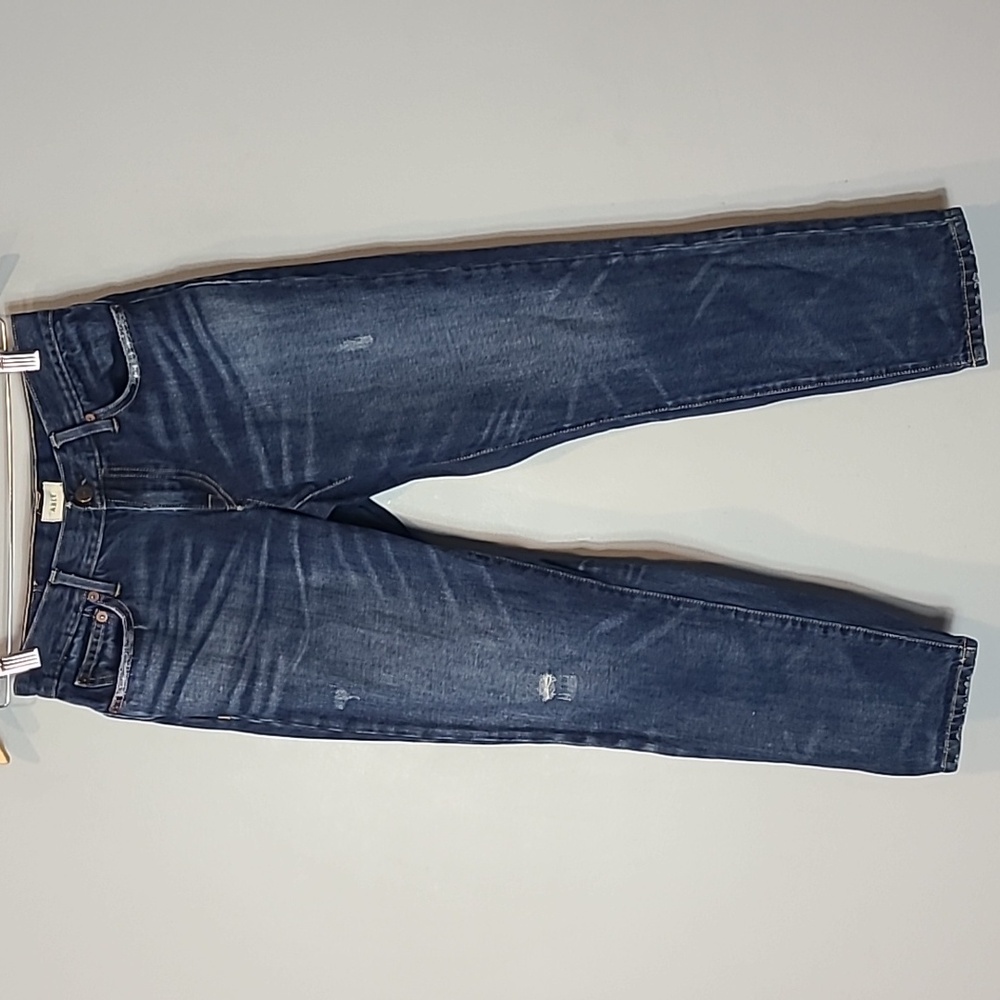 Able The Slouch Jeans Size 24 Comfy Distressed Denim Baggy